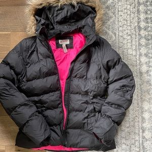 Arizona puffer jacket with fur